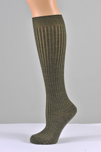 Merino Wool Rich Knee High Sock - Twin Pack