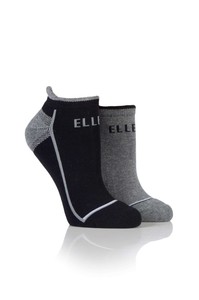 Ladies Elle Trainer Sock-2 Pairs Pair Pack